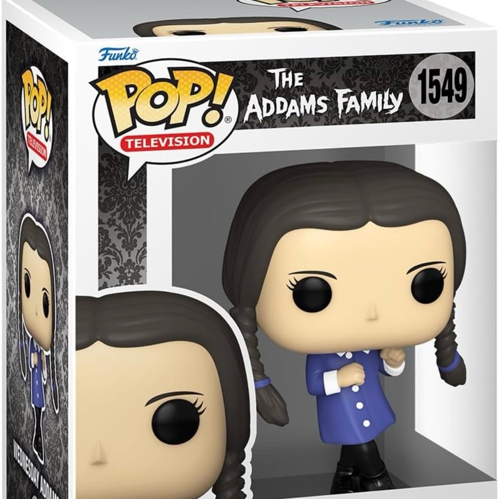 Funko Pop Wednesday Addams in Blue Outfit